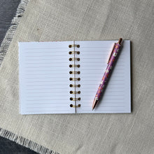 Load image into Gallery viewer, Pink Petals Mini Spiral Notebooks