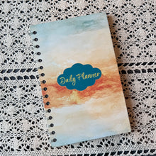 Load image into Gallery viewer, Sunset Succulents Undated Daily Planner Notebook