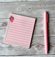 Load image into Gallery viewer, Strawberry Notepads - small