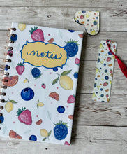 Load image into Gallery viewer, Fruit Salad Spiral Notebook