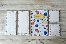 Load image into Gallery viewer, Fruit Salad Spiral Notebook
