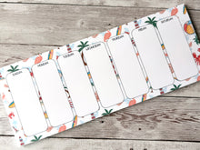 Load image into Gallery viewer, Seaside Desktop Weekly Planner Notepad