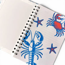 Load image into Gallery viewer, Blue Ocean Spiral Notebook