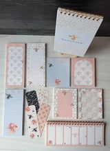 Load image into Gallery viewer, Bees & Honeycomb Weekly Desktop Notepad
