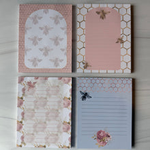 Load image into Gallery viewer, Bees & Honeycomb Notepads