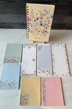 Load image into Gallery viewer, Wildflower Field Undated Daily Planner - Spiral Notebook
