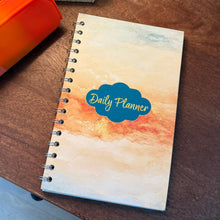 Load image into Gallery viewer, Sunset Succulents Undated Daily Planner Notebook