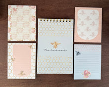 Load image into Gallery viewer, Bees & Honeycomb Notepads
