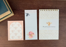 Load image into Gallery viewer, Bees & Honeycomb Spiral Notebook