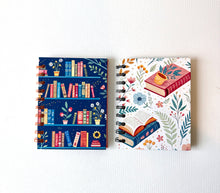 Load image into Gallery viewer, Book Lover Mini Spiral Notebook