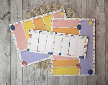 Load image into Gallery viewer, Weekly Planner Desktop Notepad - Fruit Salad