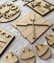 Load image into Gallery viewer, DIY Lake Tiered Tray Unfinished Paint Kit