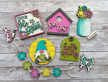 Load image into Gallery viewer, DIY Spring Tiered Tray Unfinished Paint Kit