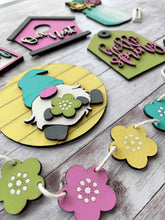 Load image into Gallery viewer, DIY Spring Tiered Tray Unfinished Paint Kit