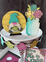 Load image into Gallery viewer, DIY Spring Tiered Tray Unfinished Paint Kit