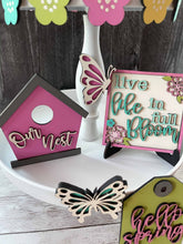 Load image into Gallery viewer, DIY Spring Tiered Tray Unfinished Paint Kit