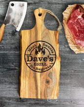 Load image into Gallery viewer, Dad's Grill Custom Cutting Board