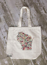 Load image into Gallery viewer, Custom State Floral Tote Bag