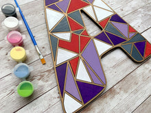 Load image into Gallery viewer, Paint Your Own Initial DIY Kit