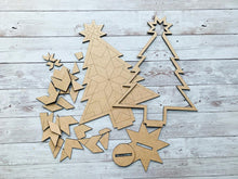 Load image into Gallery viewer, Paint Your Own Christmas Tree Ornament DIY Kit