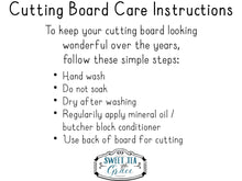 Load image into Gallery viewer, Small Custom Handwritten Recipe Cutting Board