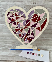 Load image into Gallery viewer, Paint Your Own Valentine Heart DIY Kit