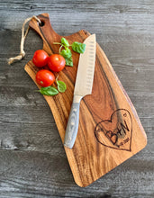 Load image into Gallery viewer, Custom Heart Cutting Board