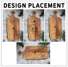 Load image into Gallery viewer, Custom Floral State Cutting Board
