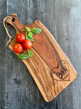 Load image into Gallery viewer, Custom Heart Cutting Board