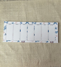 Load image into Gallery viewer, Weekly Planner Desktop Notepad - Blue Ocean
