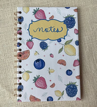 Load image into Gallery viewer, Spiral Notebook - Fruit Salad

