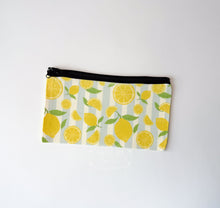 Load image into Gallery viewer, Pencil Pouch - Lemon Zest
