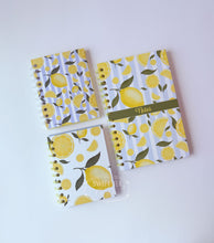 Load image into Gallery viewer, Mini Spiral Notebooks - Lemon Zest
