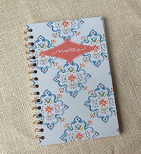 Load image into Gallery viewer, Spiral Notebook - Blue Tile
