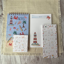 Load image into Gallery viewer, Large Notepads - Seaside, 4 Designs
