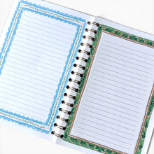 Load image into Gallery viewer, Blue Tile Spiral Notebook
