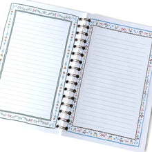 Load image into Gallery viewer, Blue Tile Spiral Notebook
