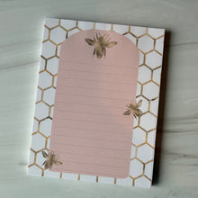 Load image into Gallery viewer, Bees &amp; Honeycomb Notepads
