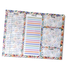 Load image into Gallery viewer, Flower Garden Daily and Weekly Planner Notepads
