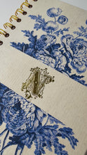 Load and play video in Gallery viewer, Vintage Inspired Notebook - Custom Initial!
