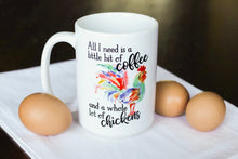Load image into Gallery viewer, Coffee and Chickens Mug
