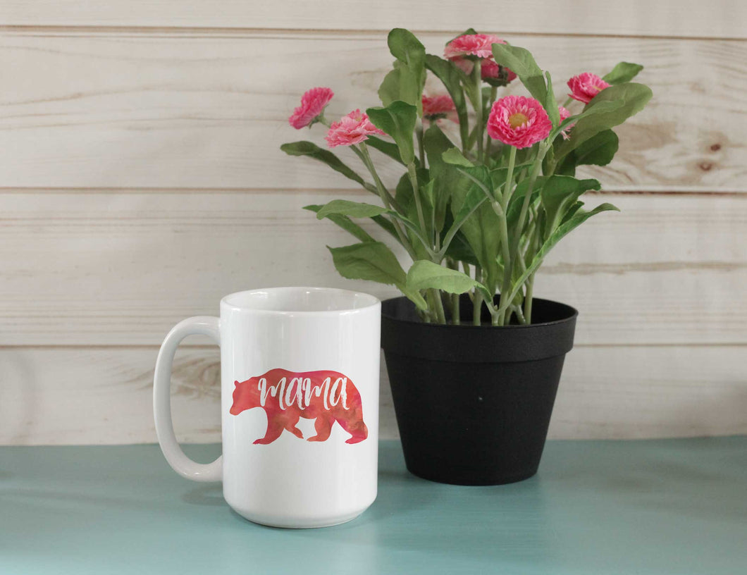 Mama bear coffee cup