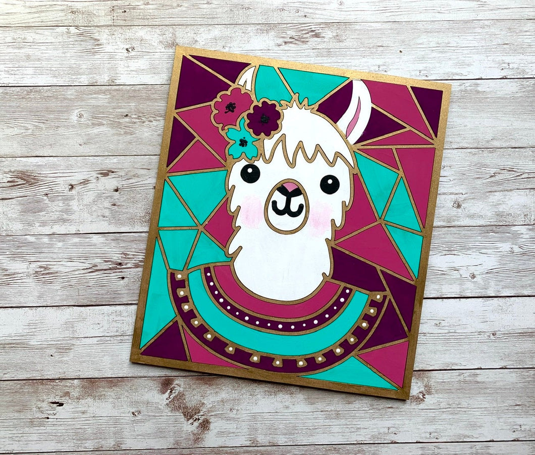 Paint Your Own Llama Kit