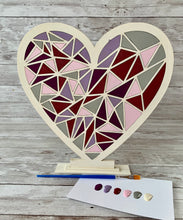 Load image into Gallery viewer, Paint Your Own Valentine Heart DIY Kit
