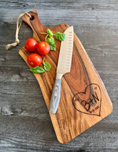 Load image into Gallery viewer, Custom Heart Cutting Board
