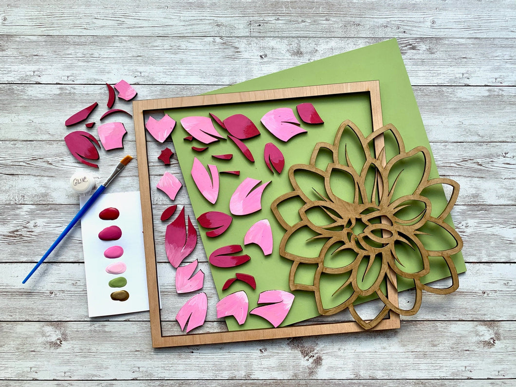 Paint Your Own Floral DIY Kit
